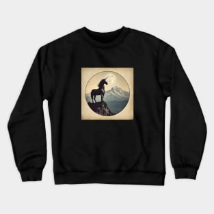 Unicorn on the Mountain Crewneck Sweatshirt